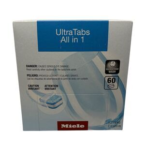 Miele UltraTabs All-in-1 Dishwasher Tabs / 60 Count Sealed